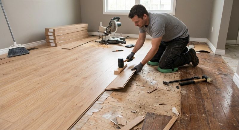Laminate Floor Replacement in Wayzata, MN