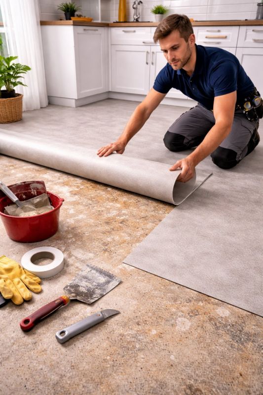 Linoleum Floor Installation in Savage, MN