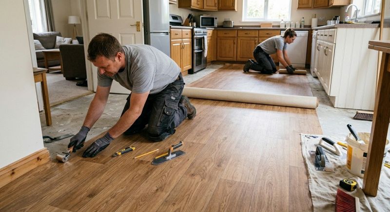 Linoleum Flooring Replacement in Savage, MN