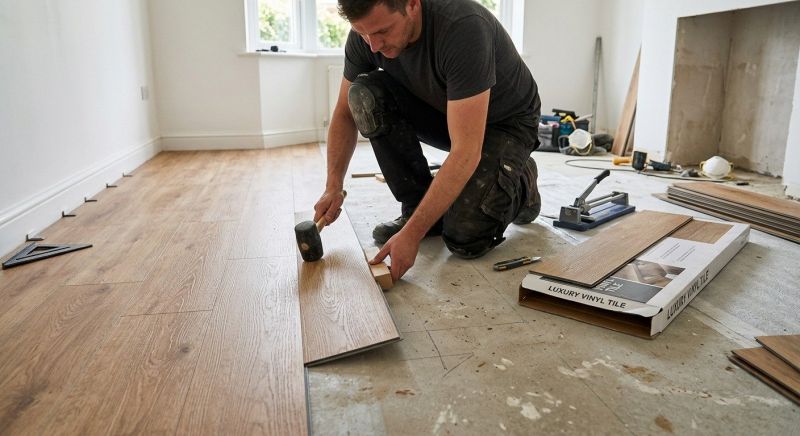 Luxury Vinyl Tile Installation in Eden Prairie, MN