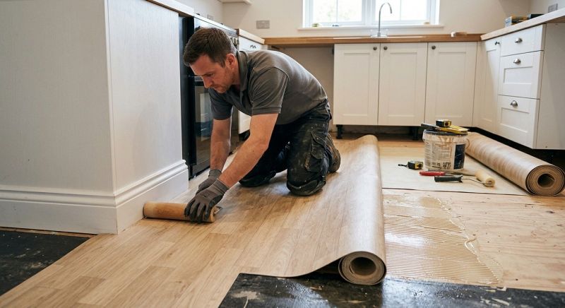 Sheet Linoleum Installation in Eden Prairie, MN
