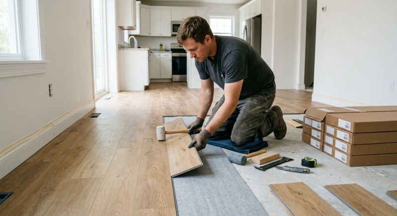 Vinyl Plank Floor Installation in Savage, MN